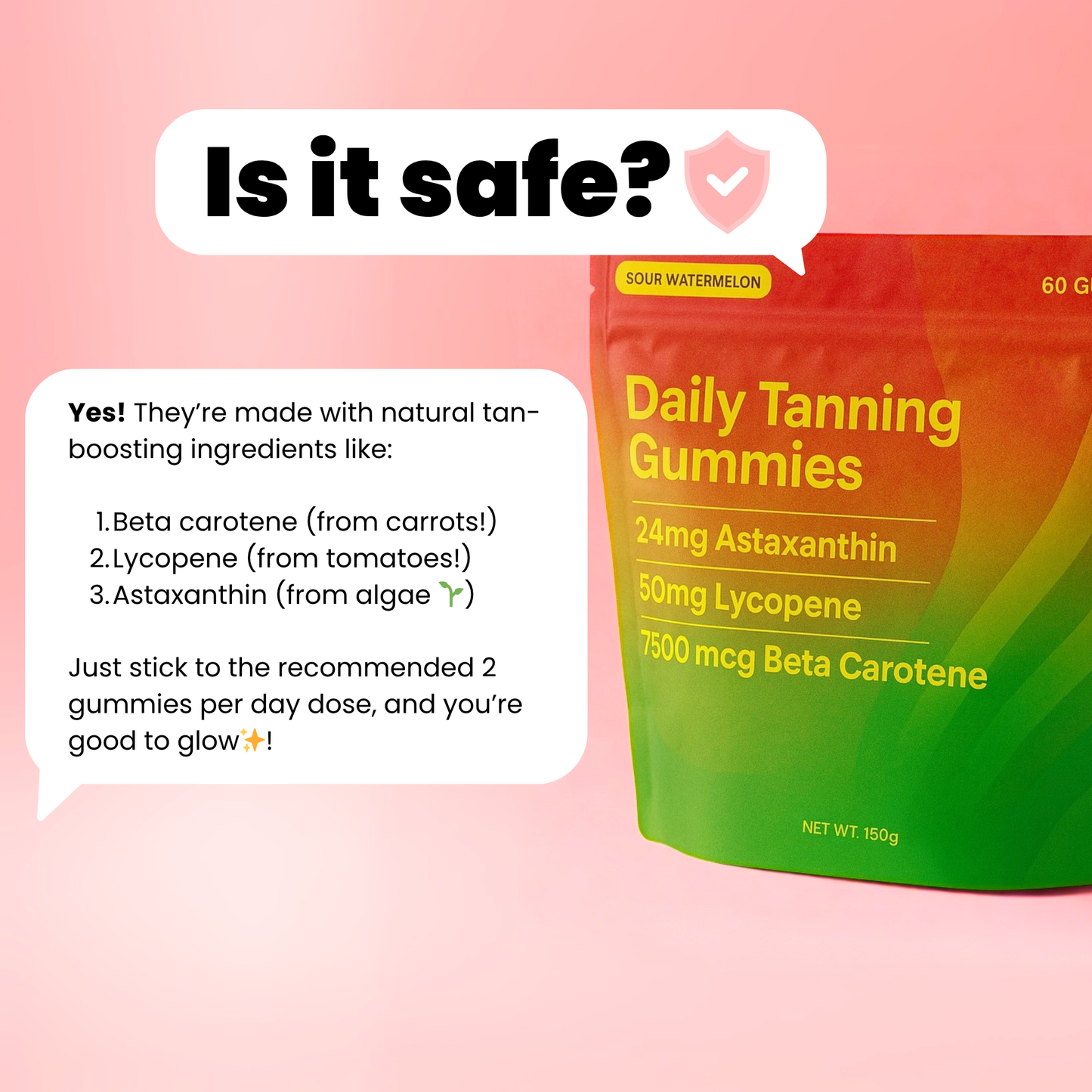 Tanning gummies - Beach Glow in a Bite